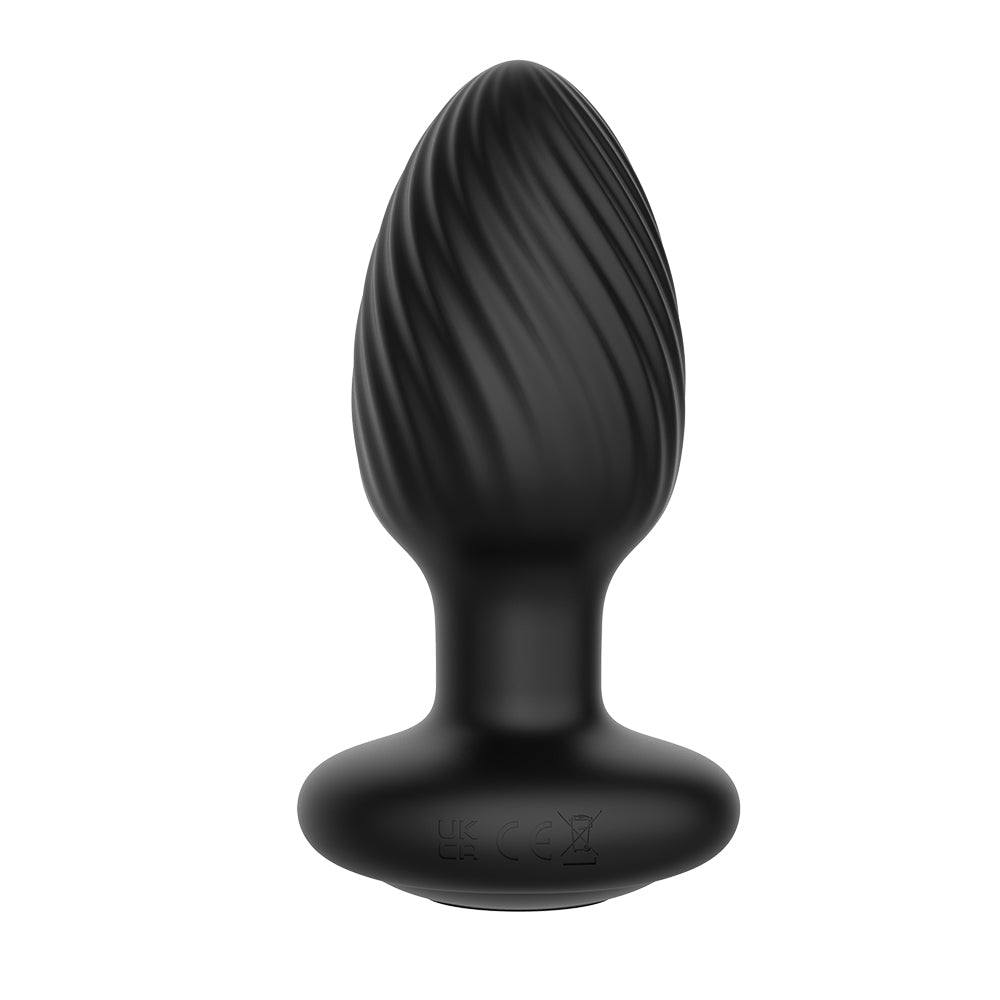 Nexus Tornado Rotating Remote Control Anal Plug Large Black