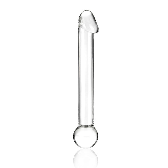 Image of Glas Realistic Head Glazen Dildo