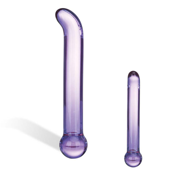 Image of Glas Purple Glazen G-Spot Tickler