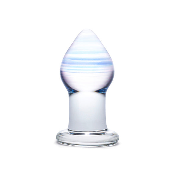 Image of Glas Amethyst Rain Glazen Butt Plug