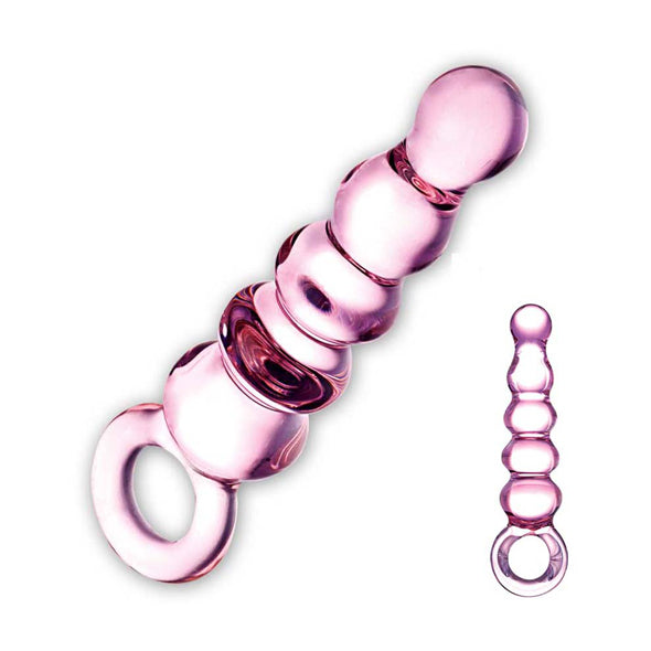 Image of Glas Quintessence Beaded Glazen Anal Slider