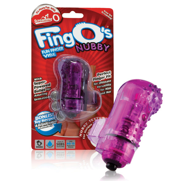 Image of The Screaming O The FingO Nubby Vinger Vibrator