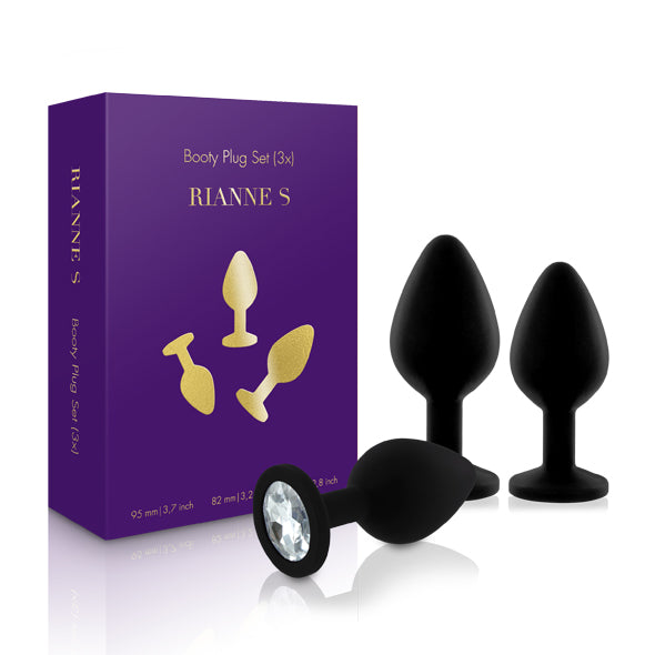 Image of RS Soiree Booty Plug Set Zwart