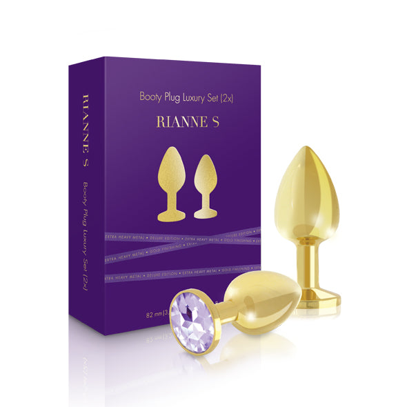 Image of RS Soiree Booty Plug Original Luxury Set 2x Goud