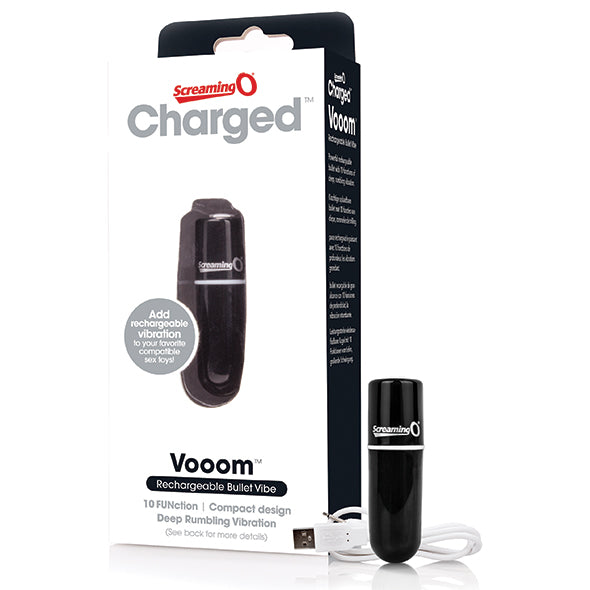 Image of The Screaming O Charged Vooom Mini Vibrator Zwart 