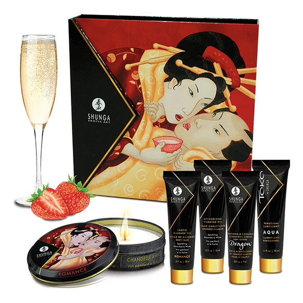 Image of Shunga Geisha Cadeauset Aardbei