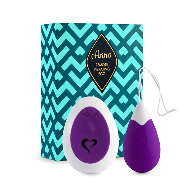 Image of FeelzToys Anna Vibrating Egg Remote Paars