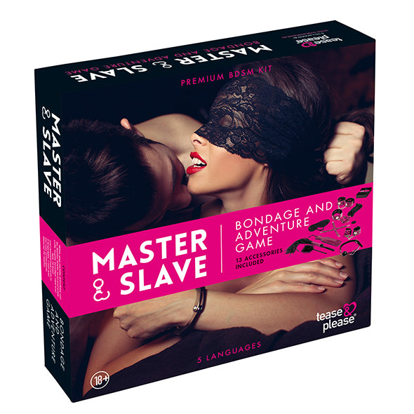 Image of Tease & Please Master & Slave Bondage Spel Magenta NL/FR 