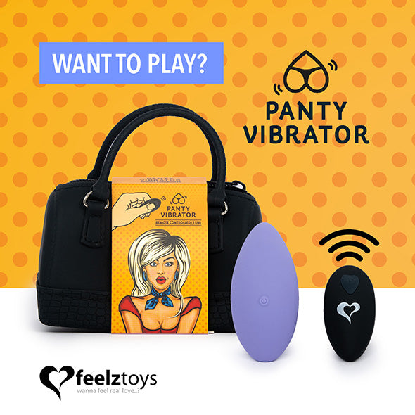 Image of Feelztoys Panty Vibe Remote Controlled Vibrator Zwart