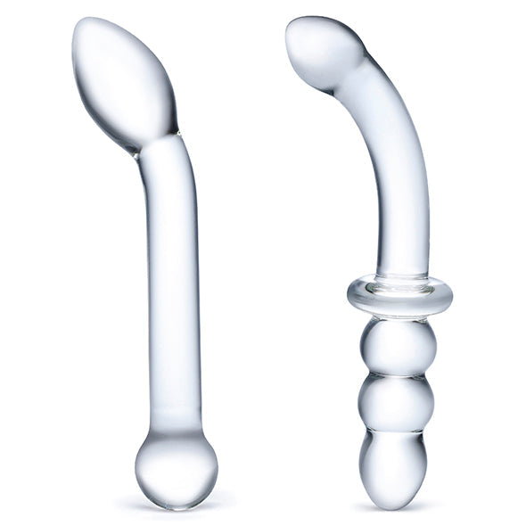 Image of Glas G-Spot Pleasure Glazen Dildo Set