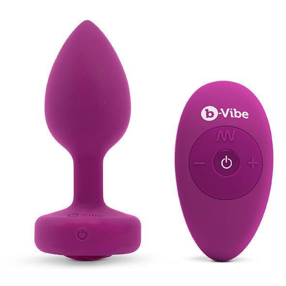 Image of B-Vibe Jewel Vibrerende Buttplug 9,8 cm Blauw