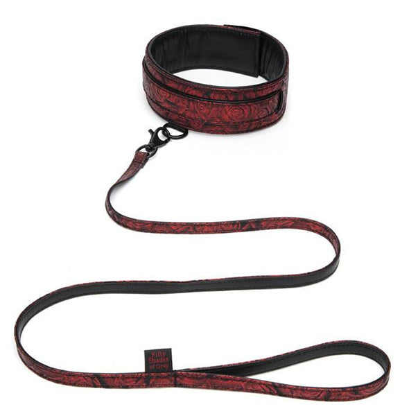 Image of Fifty Shades of Grey Sweet Anticipation Collar Met Riem
