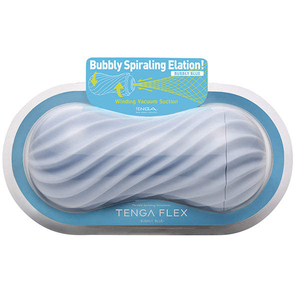 Image of Tenga Flex II Bubbly Blue Masturbator