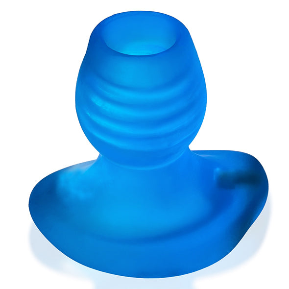 Image of Oxballs Glowhole-2 Hollow Buttplug Blauw 15 Cm