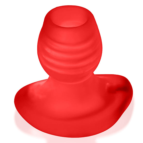 Image of Oxballs Glowhole-2 Hollow Buttplug Rood 15 Cm
