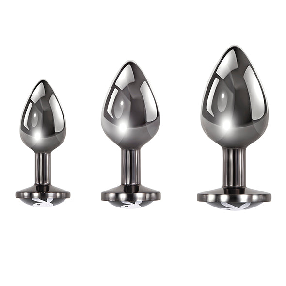 Image of Playboy Pleasure Metalen Buttplug Set 