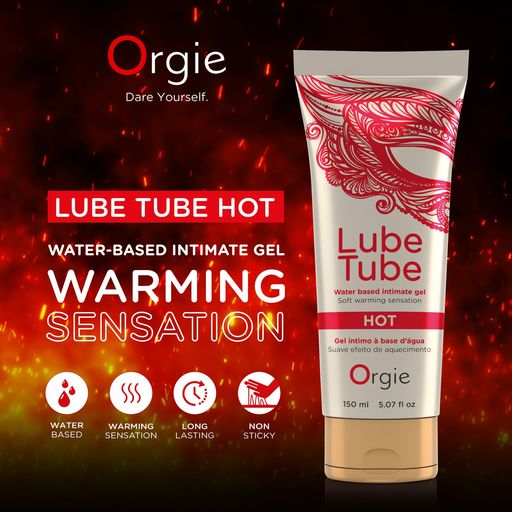 Image of Orgie Lube Tube Glijmiddel Verwarmend 150 ml 