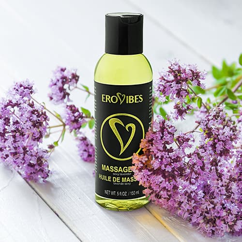 Image of Erovibes Massage Olie Sexy Lavendel 150 ml 