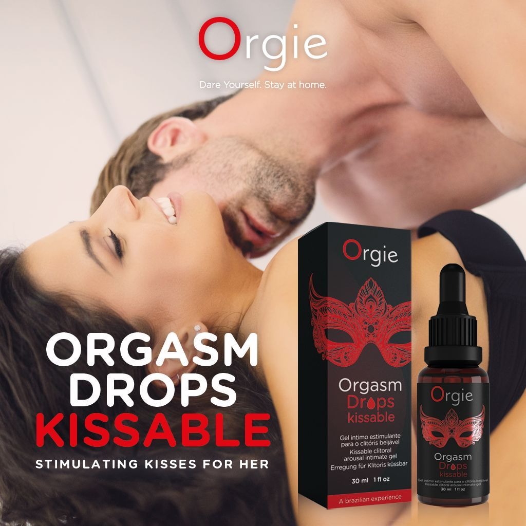 Image of Orgie Orgasm Drops Kissable Clitoral Arousal 30 ml