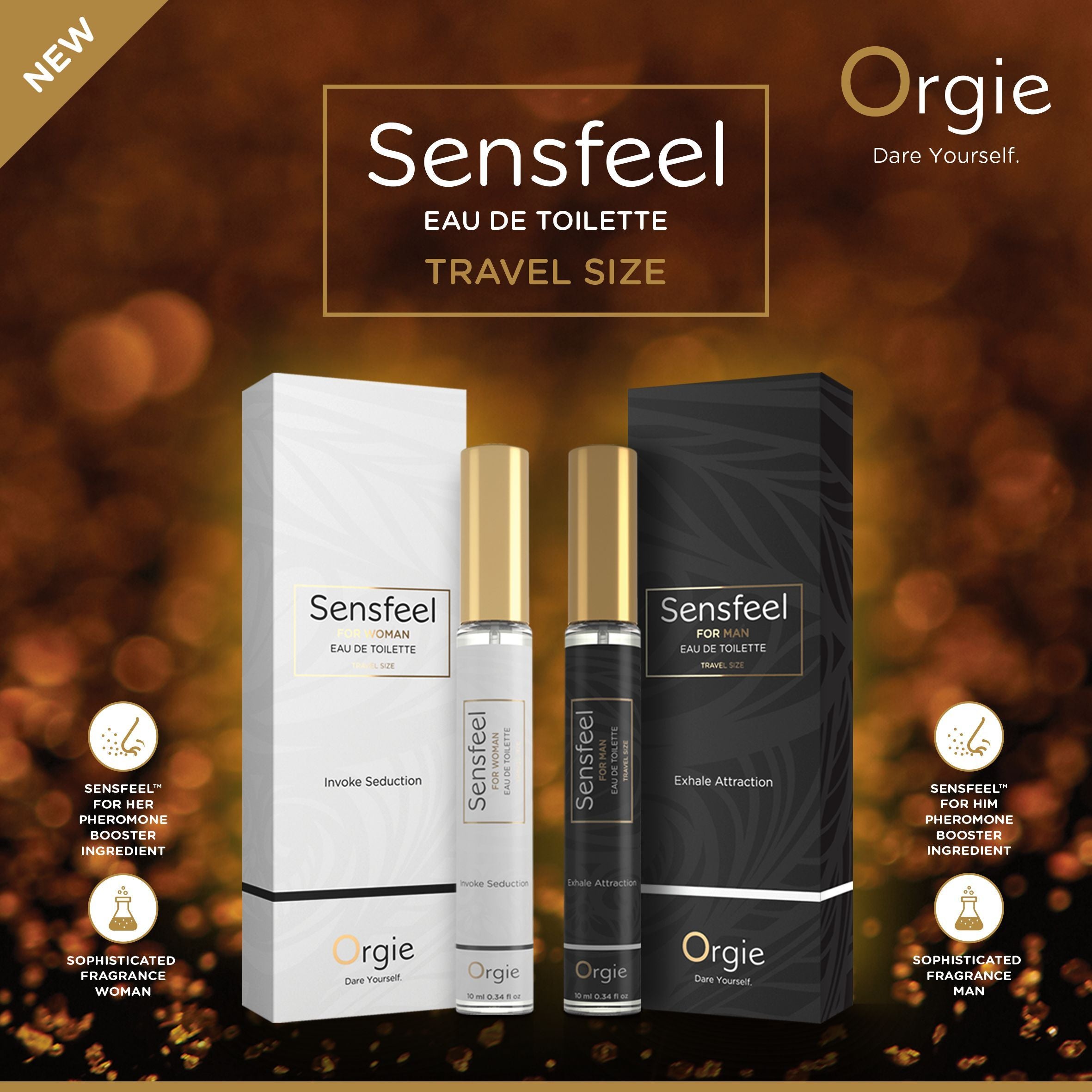 Image of Orgie Sensfeel for Woman Travel Size Pheromome Perfume 10 ml