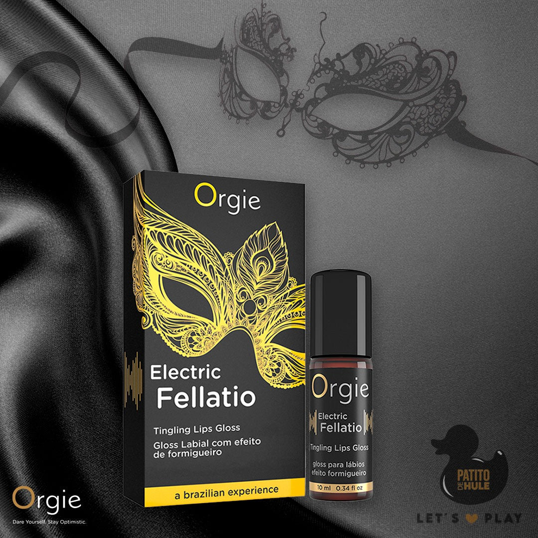 Image of Orgie Sexy Vibe! Electric Fellatio Vibrating Gloss 10 ml