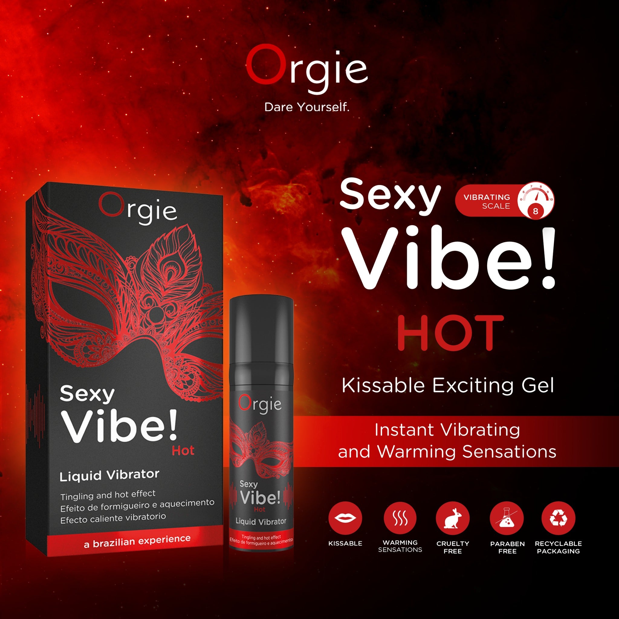 Image of Orgie Sexy Vibe! Hot Liquid Vibrator 15 ml