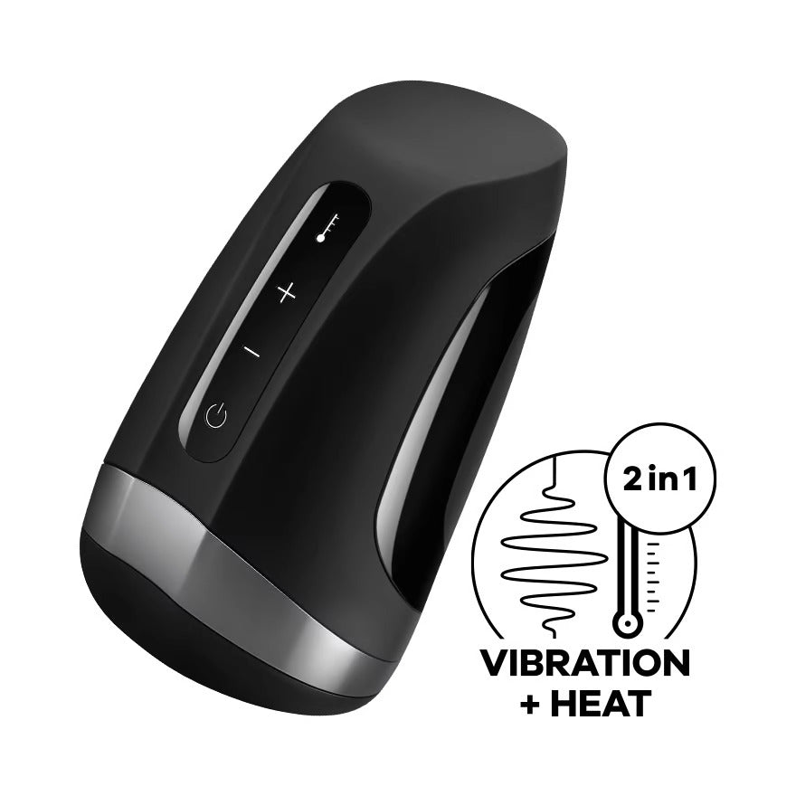 Image of Satisfyer Men Masturbator Heat Vibration