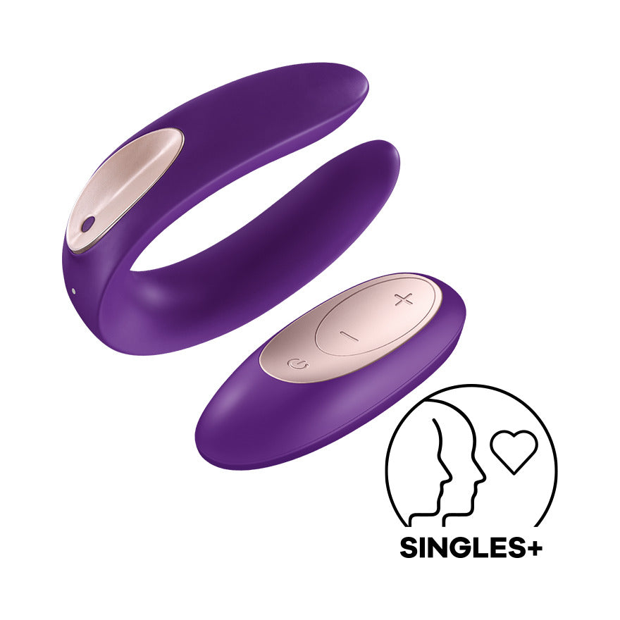 Image of Satisfyer Double Plus Remote Vibrator Voor Koppels Met Afstandsbediening