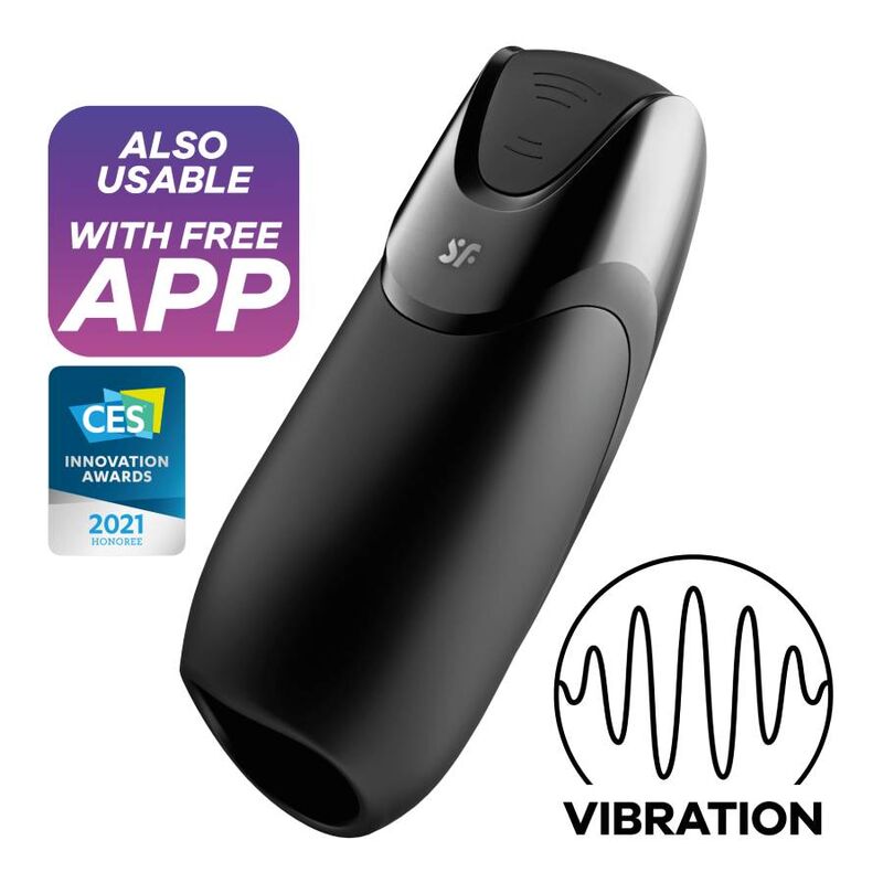 Image of Satisfyer Men Vibration+ Masturbator Met App