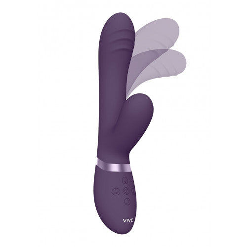 Image of Vive Tani Flexible Clitoris & G-Spot Vibrator 21,5 Cm Roos