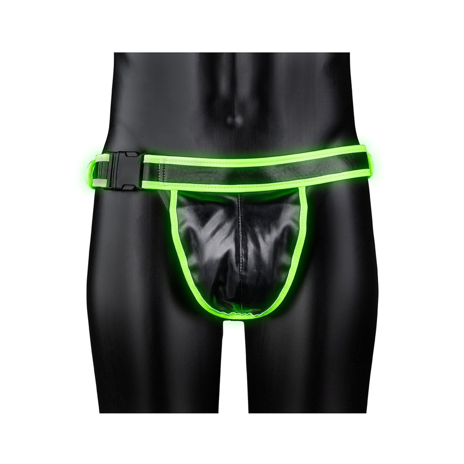 Image of Ouch! Glow in the Dark Jockstrap met Gesp #2 S/M