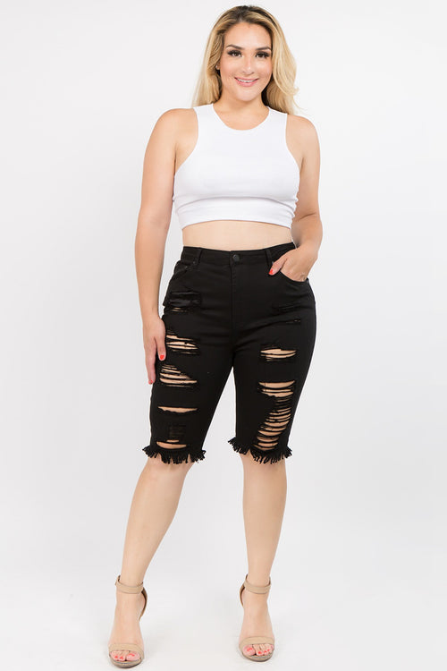 Go Girl | plus size bermuda shorts