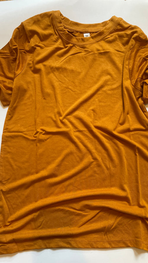 Casual Tee- desert mustard tshirt