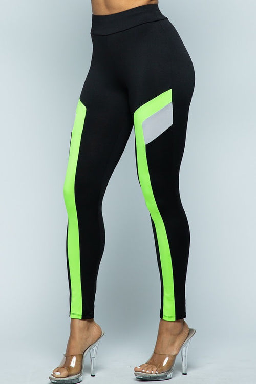 Jaw droppers | neon green tights