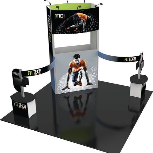 20X20 Trade Show Exhibit - Island Booth Hybrid Pro 17B