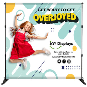 20ft Vector Frame Essential 07 Trade Show Backwall – Joy Displays