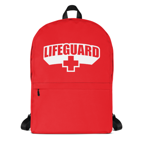 Default Title Lifeguard Classic Red Backpack by Design Express