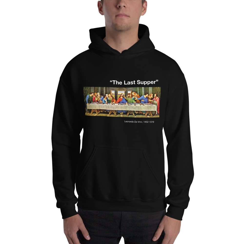 Download The Last Supper Unisex Black Hoodie - Design Express