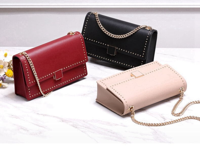 mini rivets crossbody bags