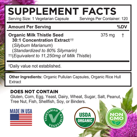 #FarmHaven #MilkThistle #Silymarin #LiverSupport #HealthyLiving #AntioxidantSupport #NaturalHealth #VeganSupplements #NonGMO #MadeInUSA #GlutenFree #NaturalWellness #ImmuneSupport