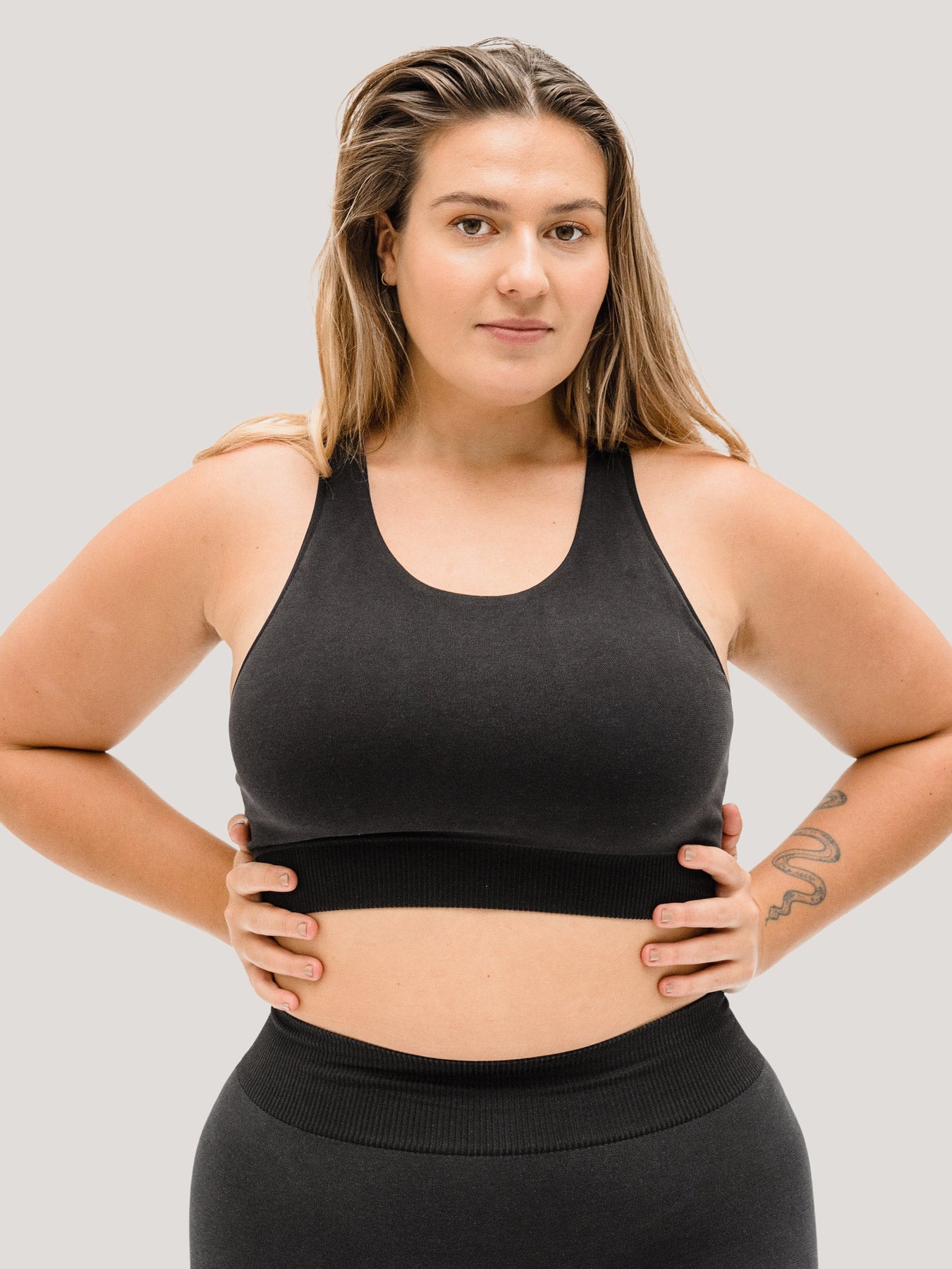 Cockjun Seamless BH Seamless Bandeau Sport BH Yoga Bustier Damen