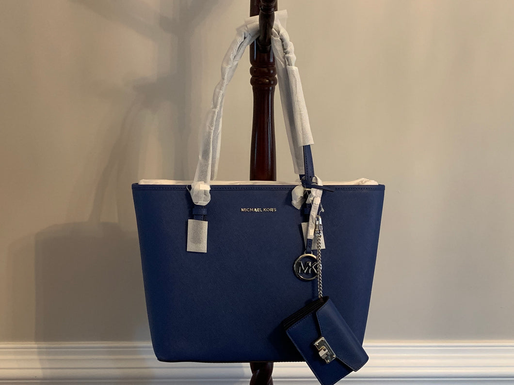 leather handbags blue