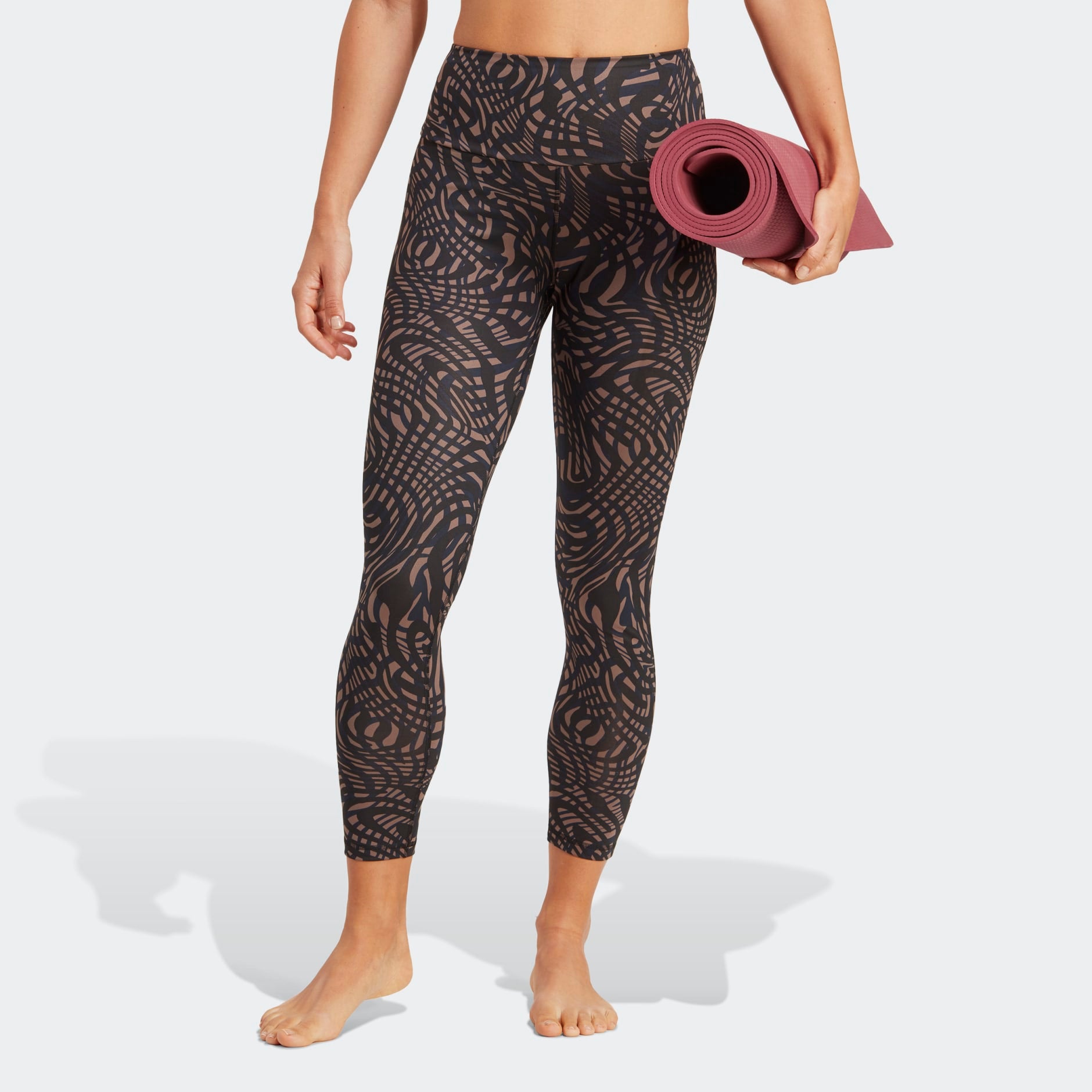 Optime Stash Pocket Training Animal Print 7/8 Leggings