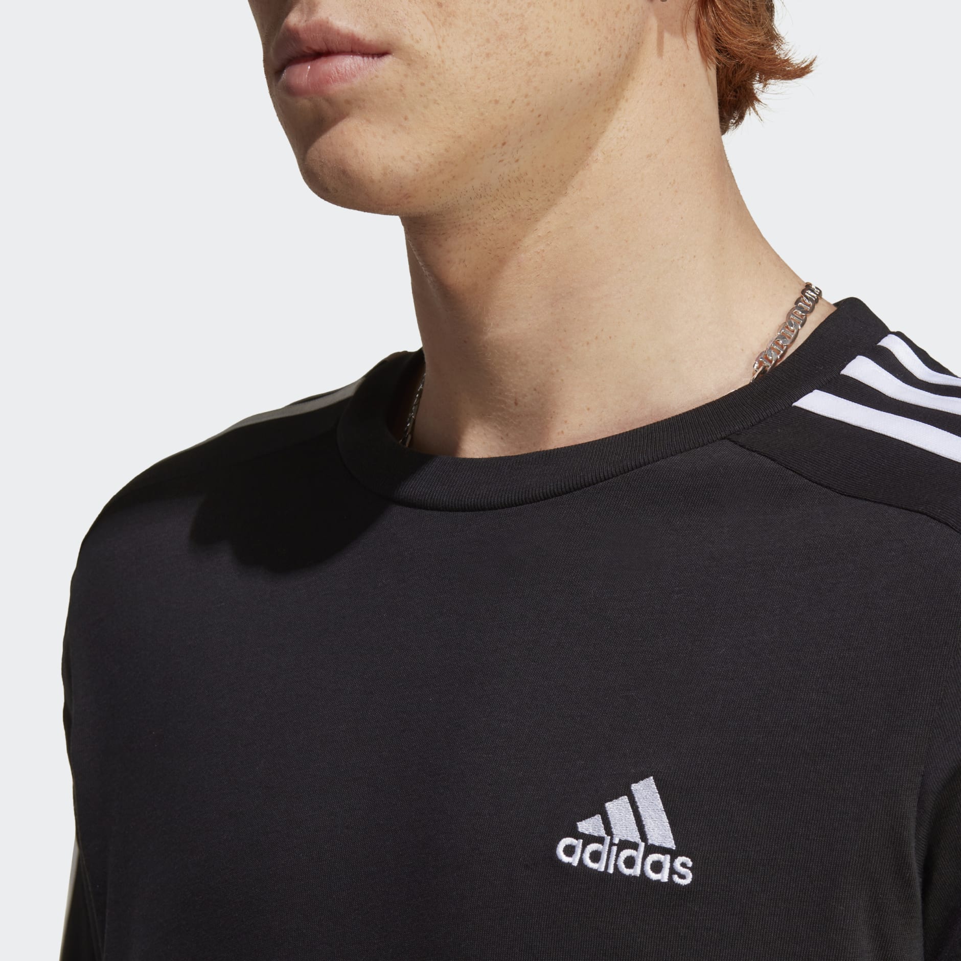 ADIDAS ESSENTIALS SINGLE JERSEY 3-STRIPES T-SHIRT - IC9334 - bCODE ...