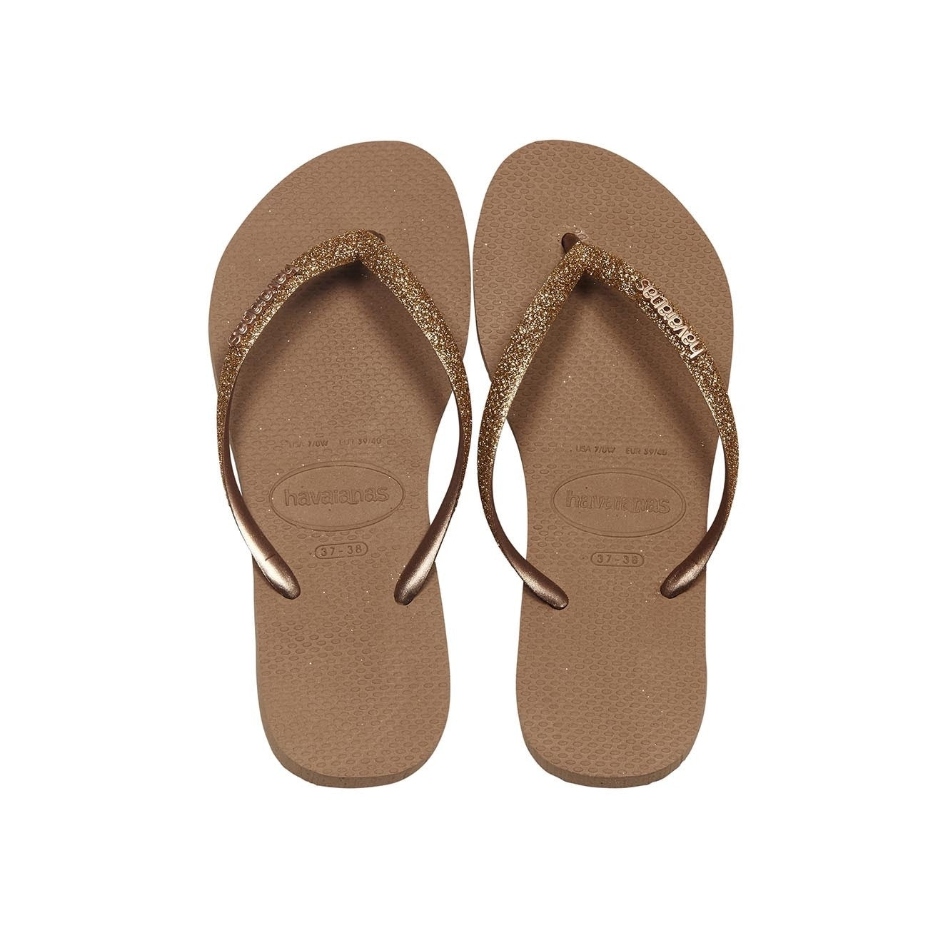 gold glitter havaianas