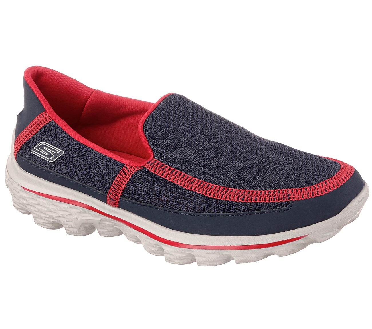 skechers go walk 5.5 mens red