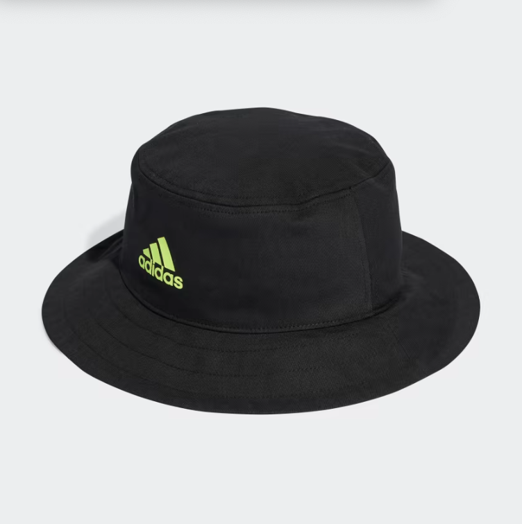 Shop Adidas Originals Trefoil Monogram Bucket Hat GB7949 black