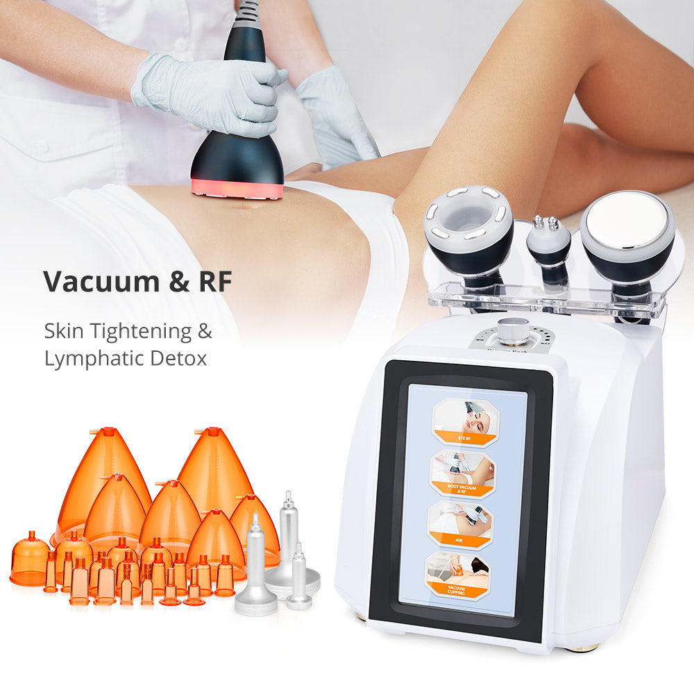 Ultrasonic Cavitation Machine with Radio Frequency and Vacuum, Body  Sculpting Machine and Facial Rejuvenation Cavigold.