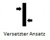 Versetzter Ansatz