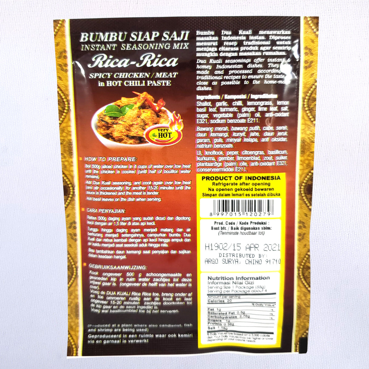 Bumbu Rica Rica (Spicy Chicken/Meat Seasoning)